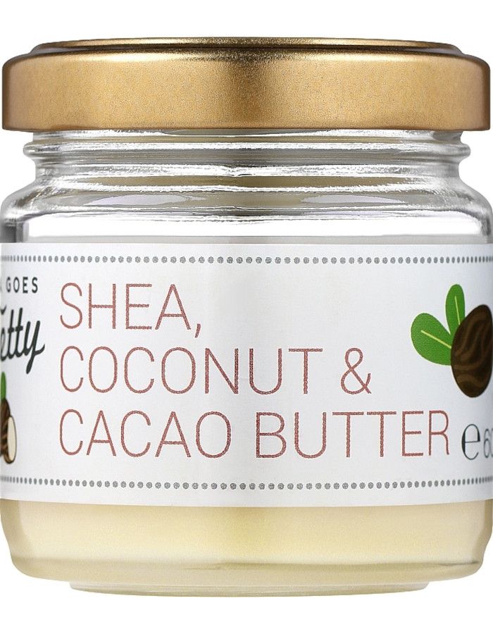 Zoya Goes Pretty Shea Coconut Cacao Butter Balm is een rijke mix van shea butter, cacao butter en kokosolie, gemengd bij lage temperatuur voor maximale vochtinbrenging.