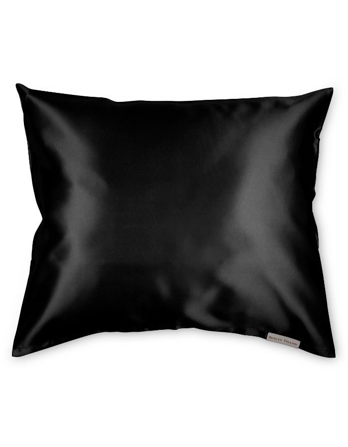 Beauty Pillow Satijnen Kussensloop Black is een zacht, anti-allergeen, satijnen kussensloop welke slaaprimpels, klitten en pluizig haar voorkomt.