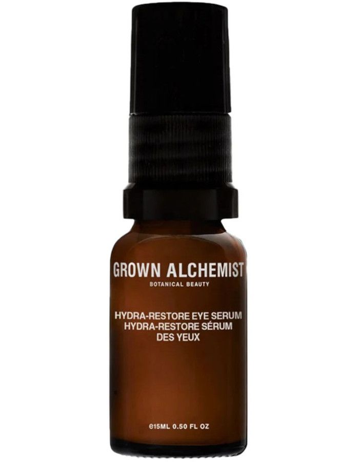 Grown Alchemist Hydra Restore Eye Serum vermindert kringen, hydrateert en verstevigt de oogcontour. Ideaal voor een jeugdige, frisse blik.