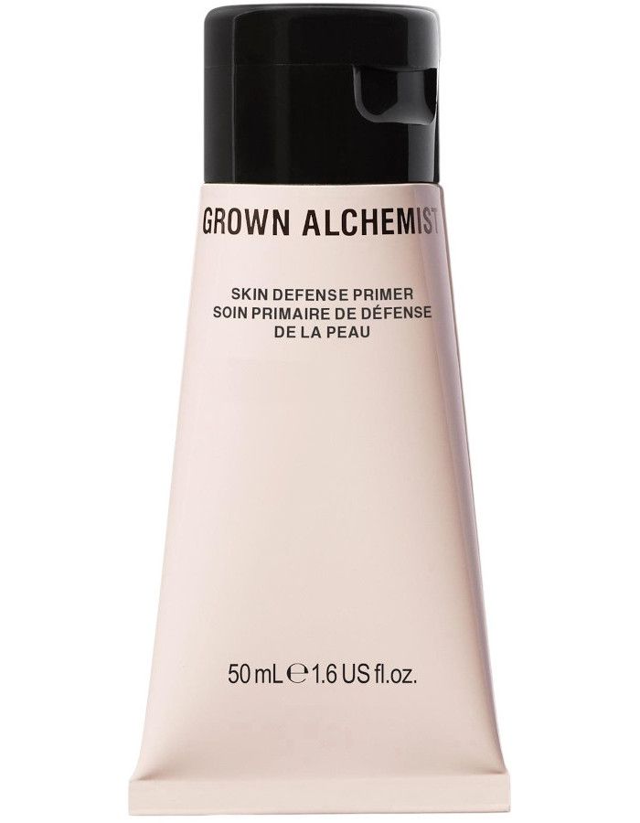 Ontdek Grown Alchemist Skin Defense Primer: natuurlijke primer die poriën verfijnt, de huid beschermt en zorgt voor een egale, matte teint.
