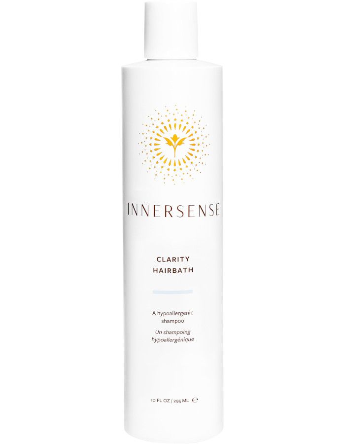 Natuurlijke, geurloze shampoo van Innersense voor mensen met eczeem, allergieën of een overgevoelige huid. Zacht voor haar en hoofdhuid.