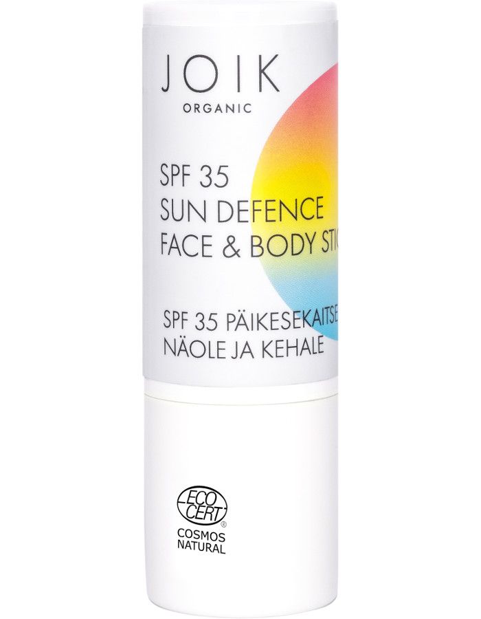 Joik Organic Spf35 Sun Defence Face & Body Stick is een veilige, effectieve en zachte zonnebrandstick met minerale filters van natuurlijke oorsprong