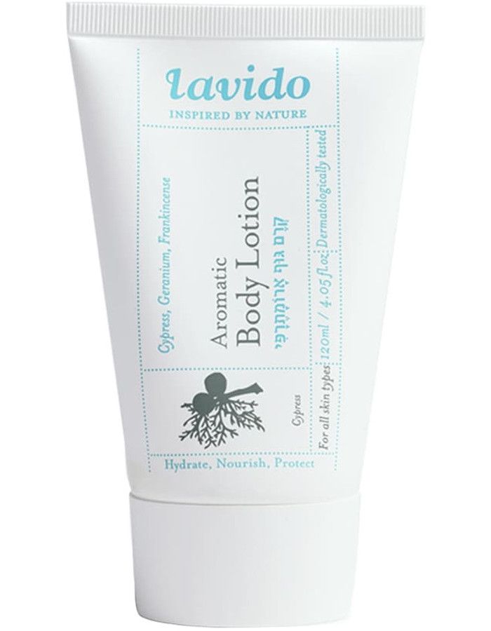 Lavido Aromatic Body Lotion Cypress Geranium heeft een frisse, harmonische sfeer en geeft een heerlijk ontspannen gevoel.