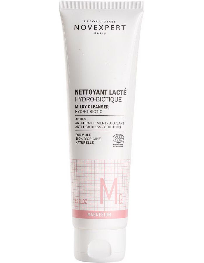 Novexpert Hydrobiotic Milky Cleanser is een 100% natuurlijke en hypoallergene reinigingsmelk die de hydrolipidenfilm in stand houdt en de huidflora versterkt. 