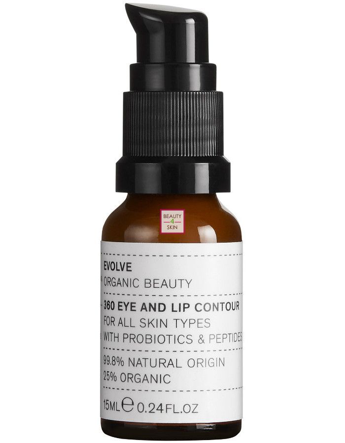Evolve Organic Beauty 360 Eye And Lip Contour Cream 15ml 5060200047880 Beauty4skin.nl is een website vol passie voor natuurlijke, biologische en zuivere huidverzorging Snelle levering, deskundig advies, betrouwbaar en voordelig.